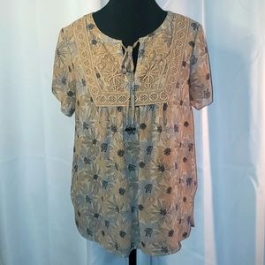 2/$30 Floral Blouse🌻🌻